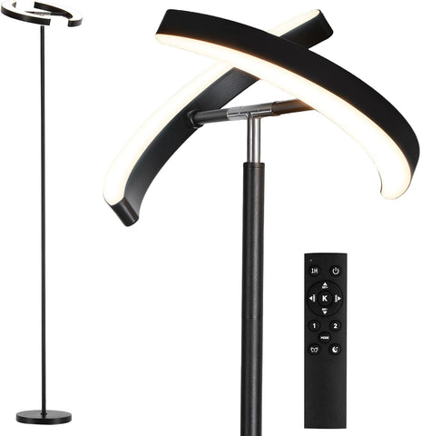 SUNMORY floor lamp with remote control for effortless lighting from anywhere in the room.
