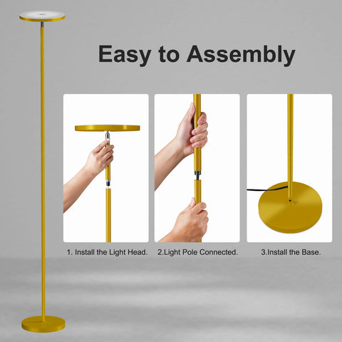 SUNMORY heavy base provides stable placement in busy rooms.