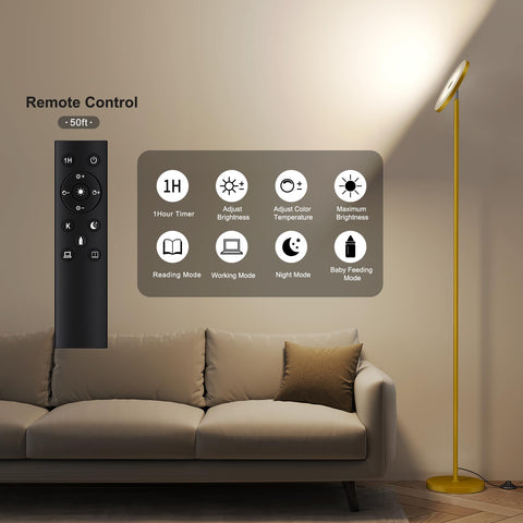 SUNMORY 32W LED offers 3000K–6000K customizable ambiance.