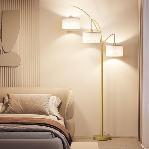 SUNMORY modern-arc design complements various decor styles in living rooms, bedrooms, or offices.