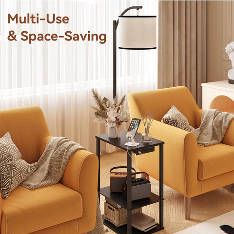 SUNMORY modern nightstand lamp blends style with practical lighting.