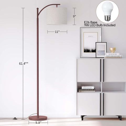 SUNMORY rotatable lampshade enables precise lighting up to 270 degrees