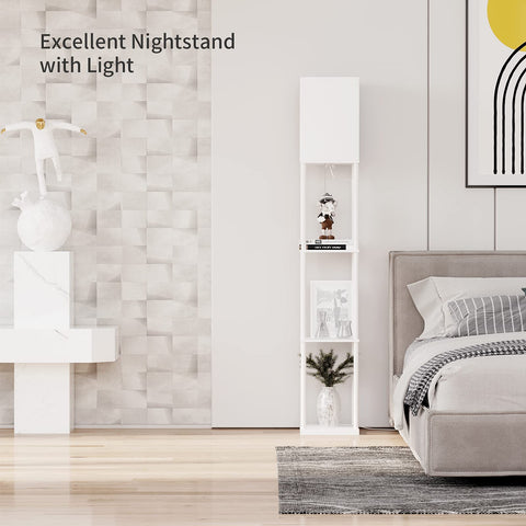 SUNMORY shelf floor lamp easy-assembly with included tools