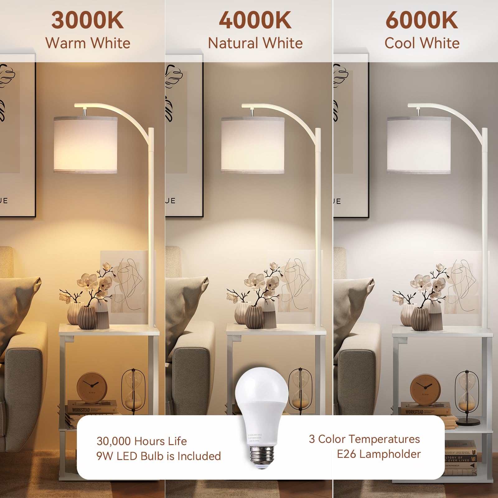 SUNMORY versatile side table suits bedrooms, living rooms, and offices.