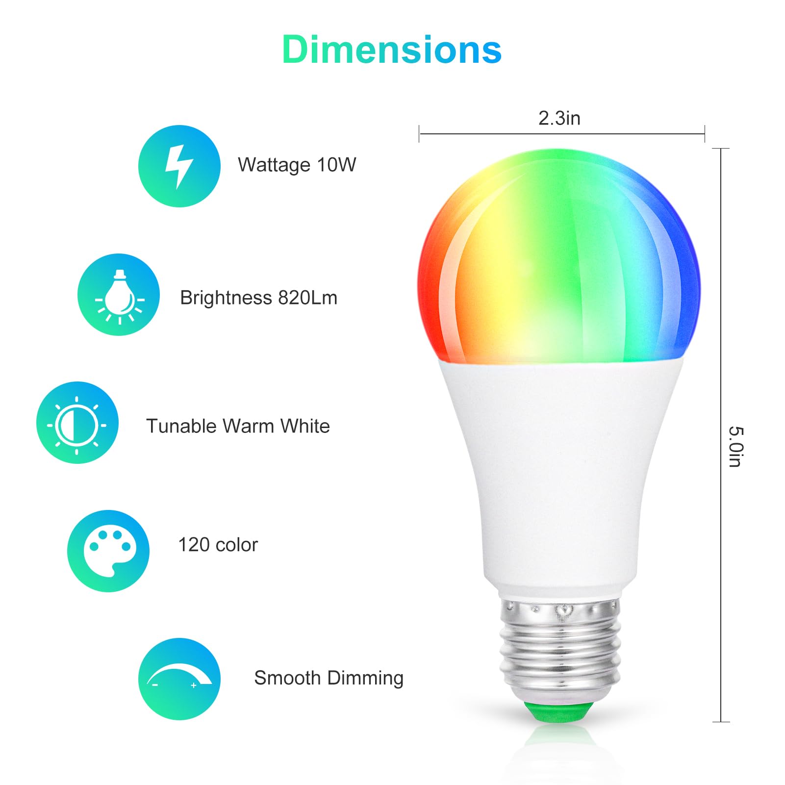 SUNNEST LED bulbs dimmable brightness for adaptable ambience.