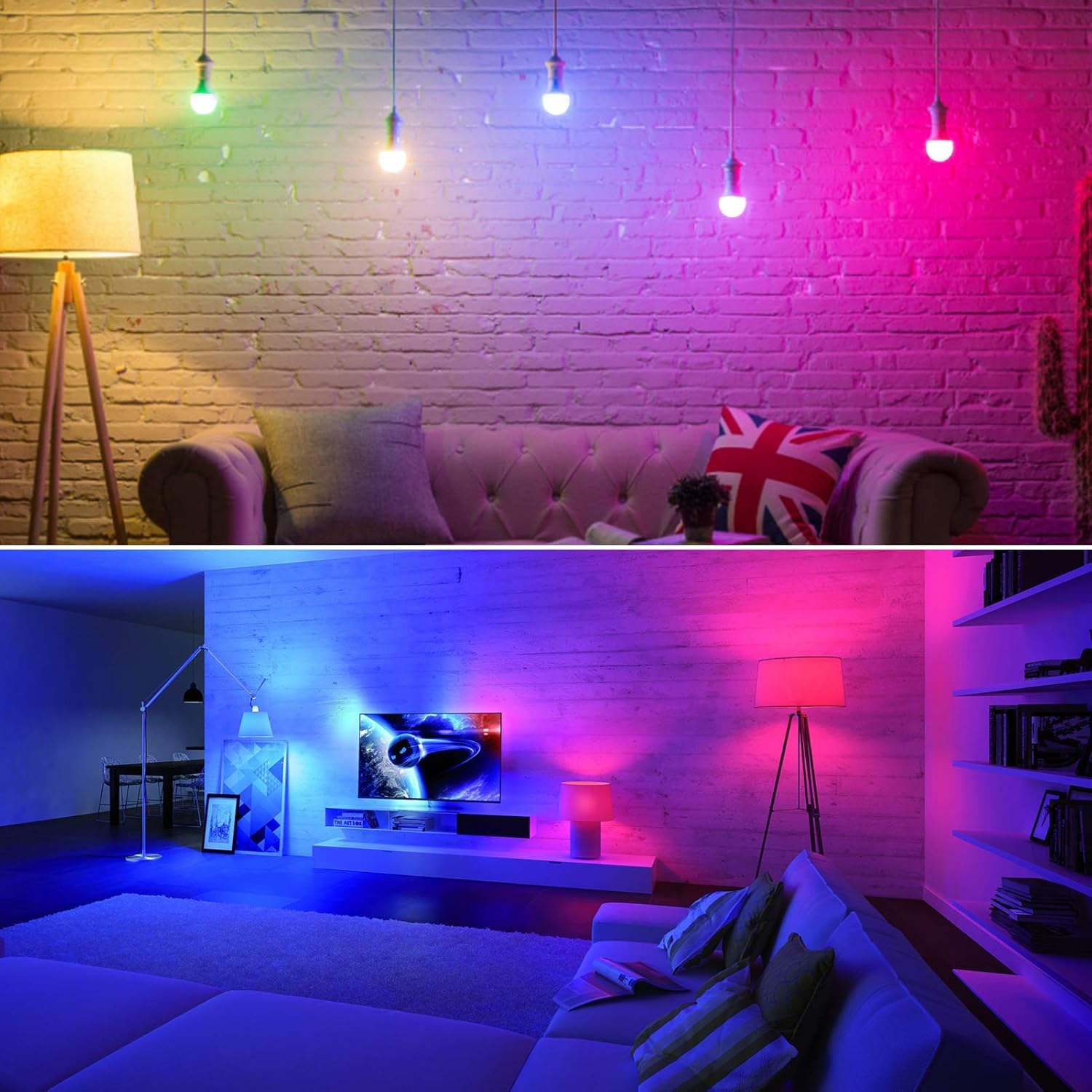 SUNNEST LED bulbs timer function auto-off supports routine scheduling.