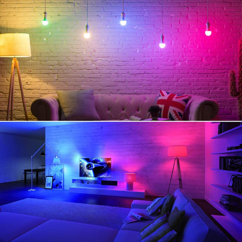 SUNNEST LED bulbs timer function auto-off supports routine scheduling.