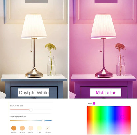 SUNNEST memory-function bulbs remember your last color and brightness