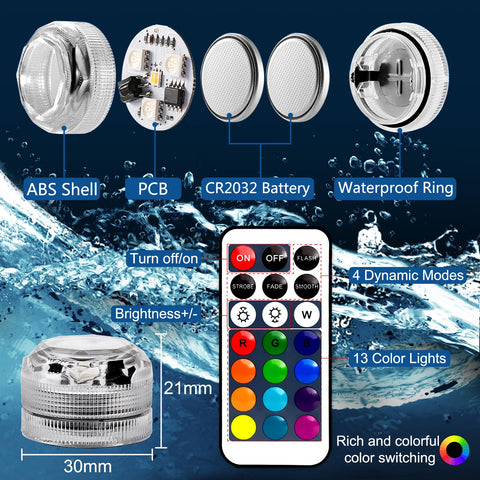 Sunnyes color-changing LED submersible light adds ambience to events