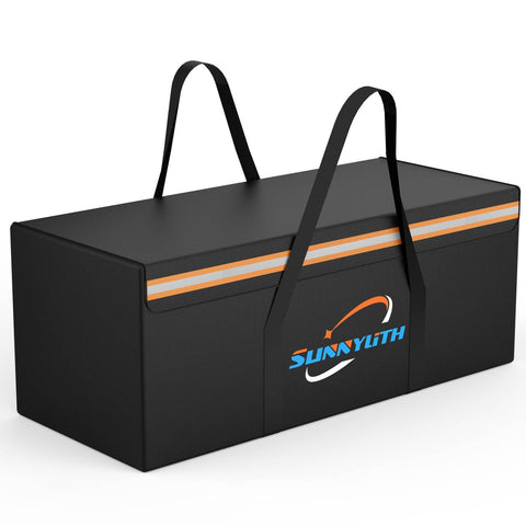 SunnyLith fireproof battery bag front view shows rugged durability for secure storage