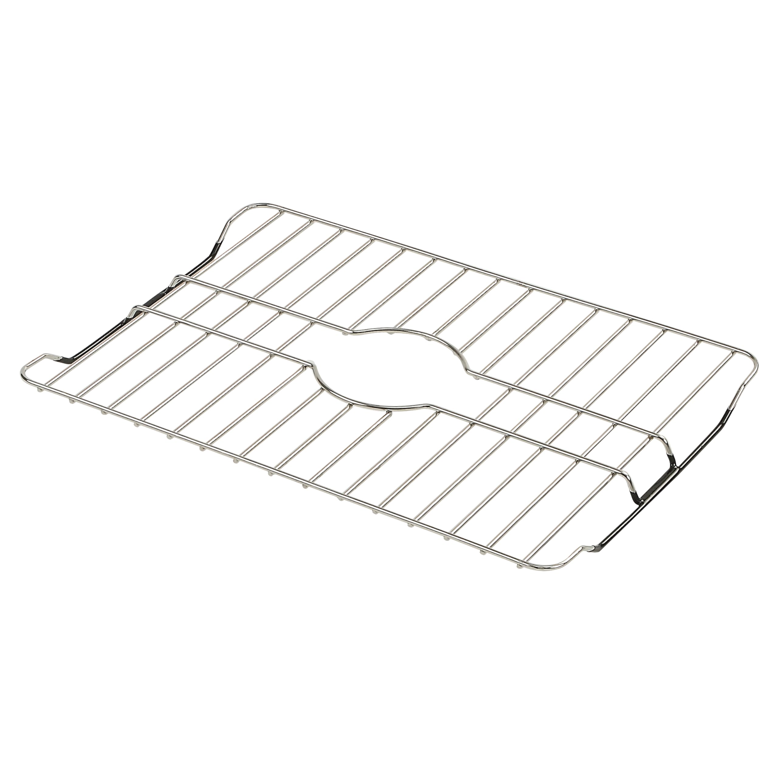 SunnyPoint 304 stainless sink protector rack protects the sink base from scratches.