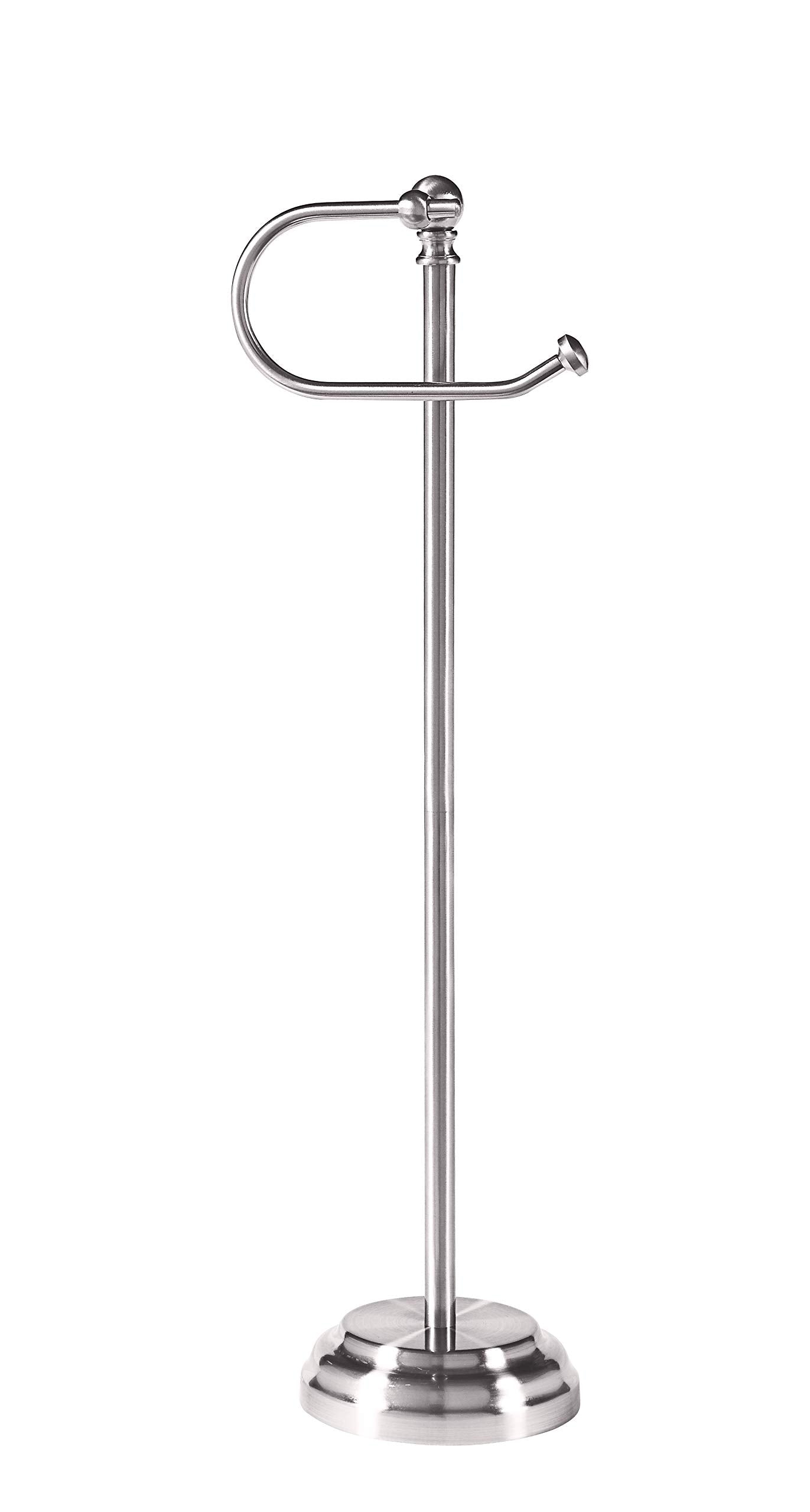 SunnyPoint Classic freestanding tissue holder enables quick, tool-free setup.
