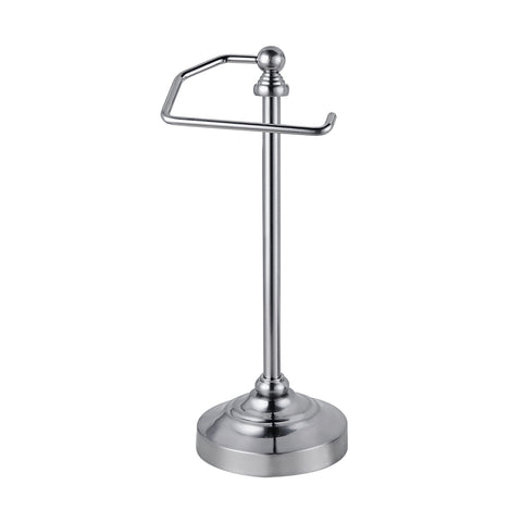 SunnyPoint Deluxe towel holder countertop setup fits neatly on vanity or kitchen counter.