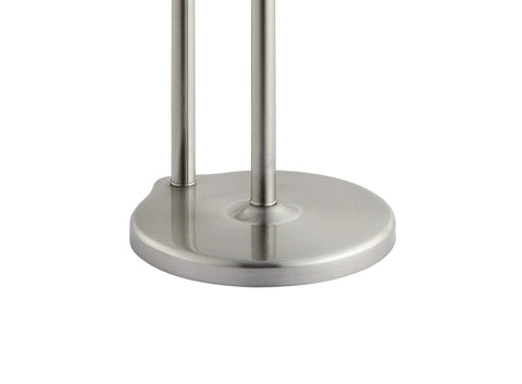 Holder showing capacity for three mega rolls, reducing replacements.