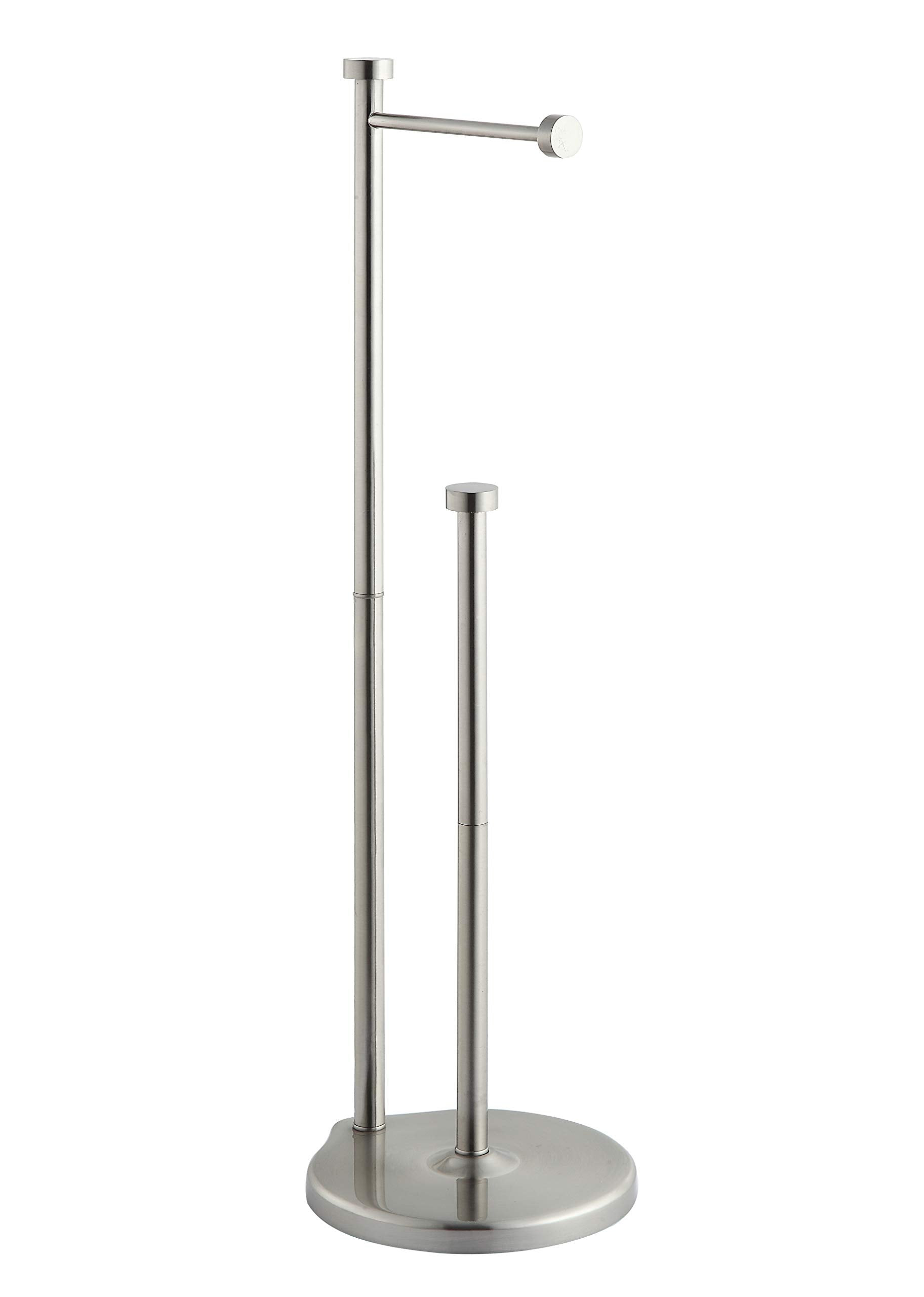 SunnyPoint toilet paper holder with stain nickel finish for a durable, stylish look.