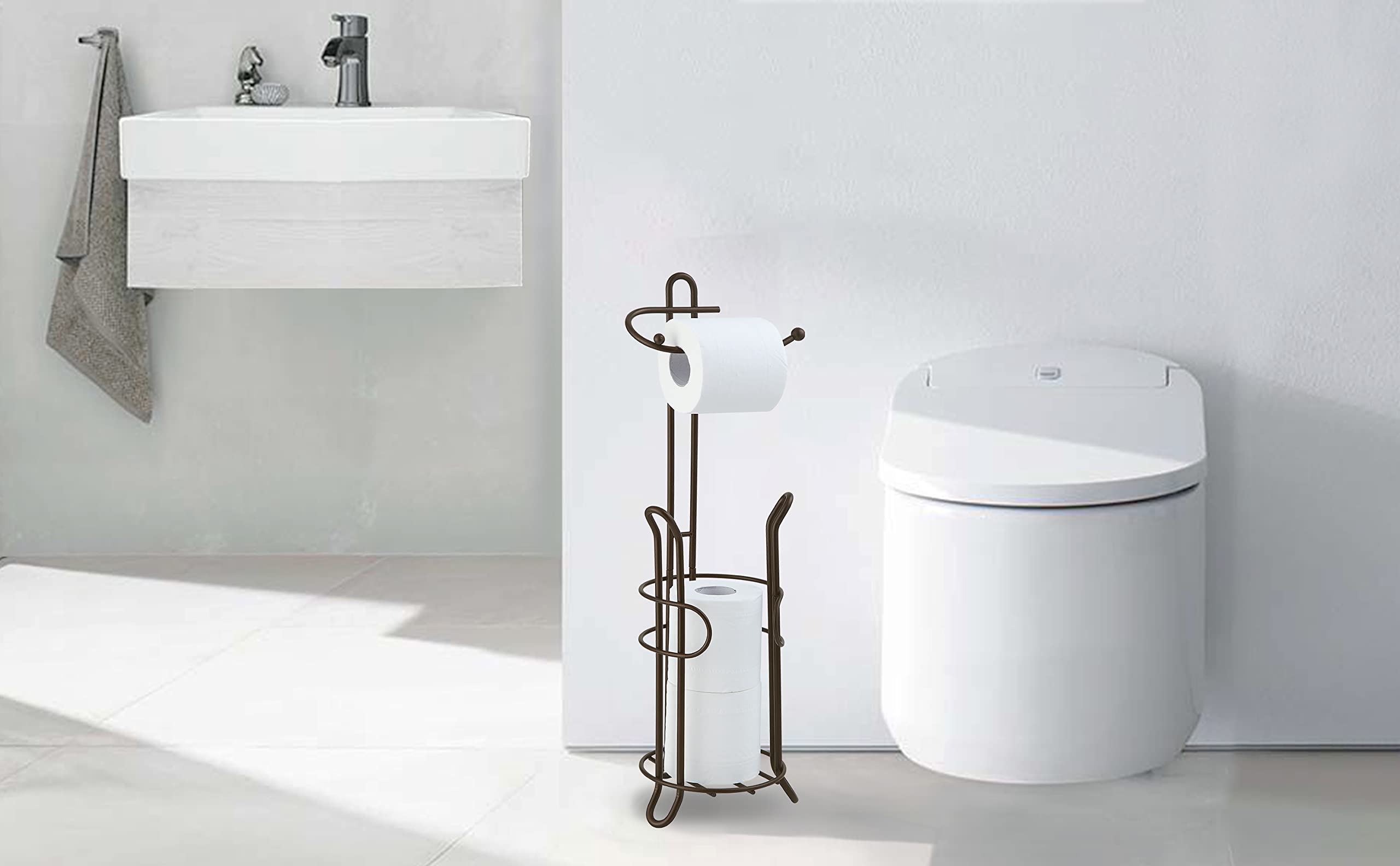 SunnyPoint rust resistant finish on steel promises durability in humid bathrooms.