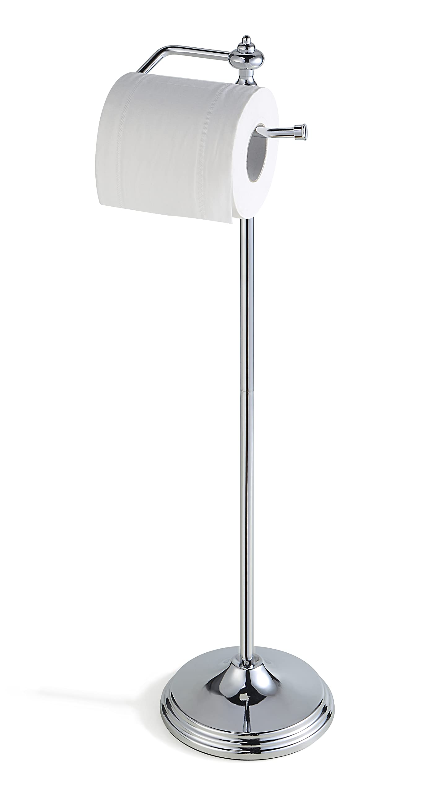 SunnyPoint weighted-base stand chrome stays steady on any floor
