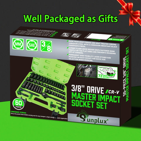 Sunplux blow-molded case keeps tools secure and portable.