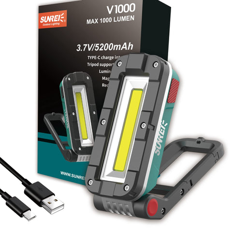 SUNREI emergency-use light suitable for roadside or campsites