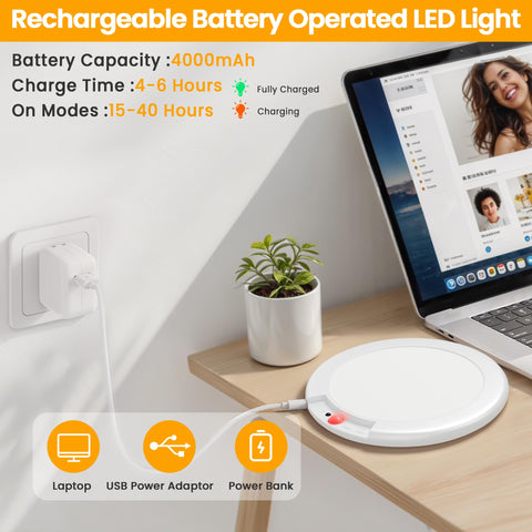 SunRider 3CCT mode offers warm to cool lighting options.