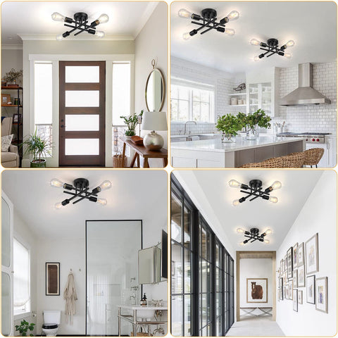 SunRider uses E26 sockets compatible with LED, incandescent, or CFL bulbs.