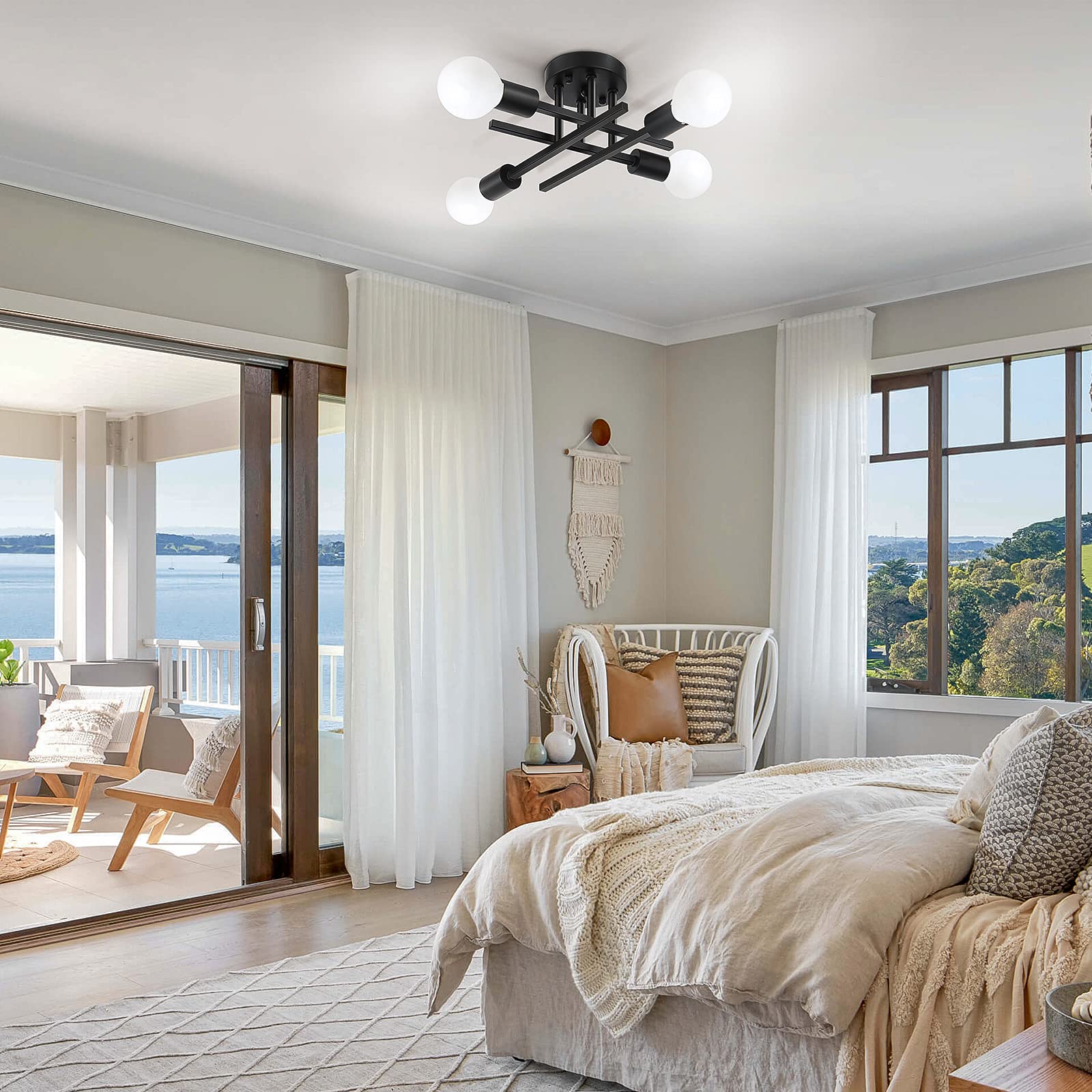 SunRider measures 12.6 inches, delivering balanced, room-filling illumination.
