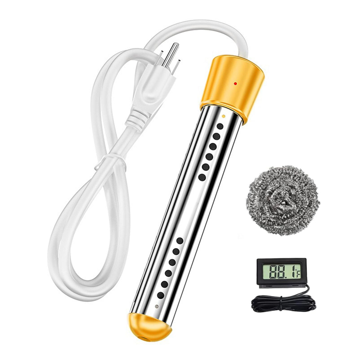 Sunrisesu 2000W immersion heater in water for fast warmth