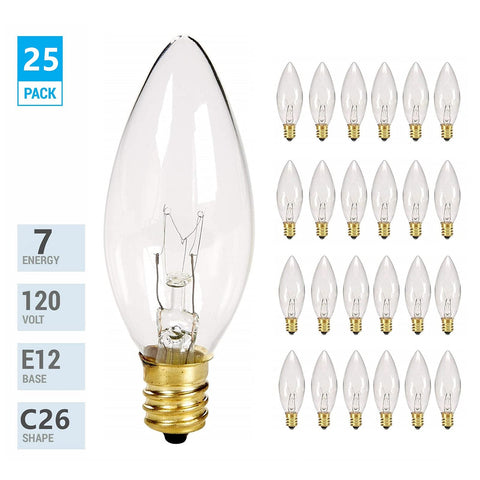 SUNSGNE three inch torpedo bulbs with 2700K warm glow