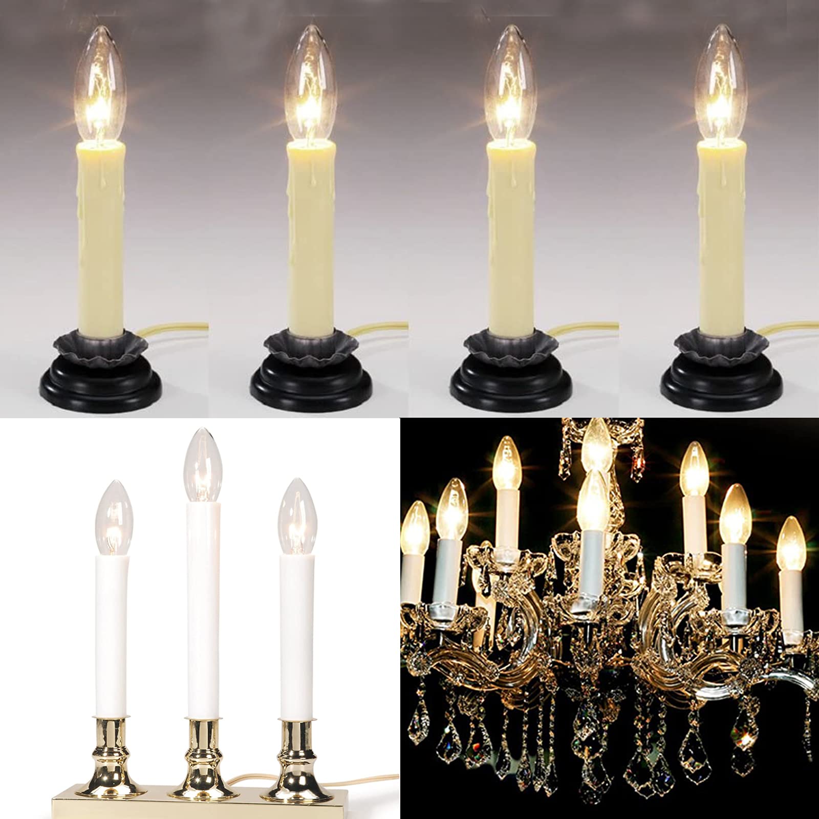 SUNSGNE chandelier replacement bulbs for reliable performance