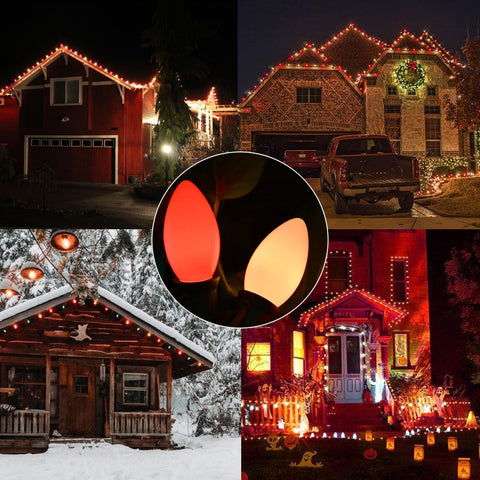 SUNSGNE replacement bulbs simplify installing Christmas string lights
