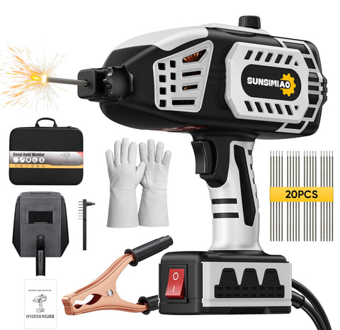 SUNSIMIAO portable welding machine 110V with full kit for on-site repairs