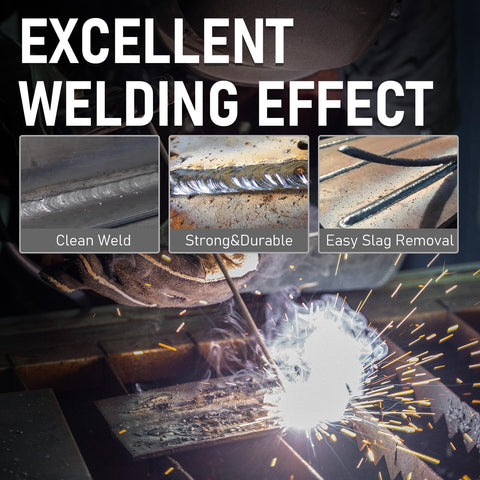 Sunstac E6013 thin plate welding image shows smooth, high-quality weld seams.