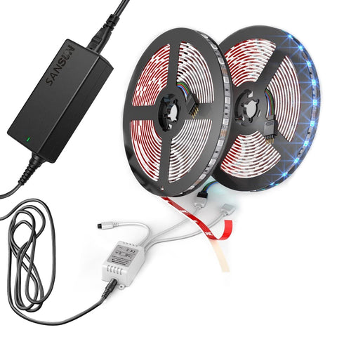 SANSUN pack of two power supplies for versatile home and office use.