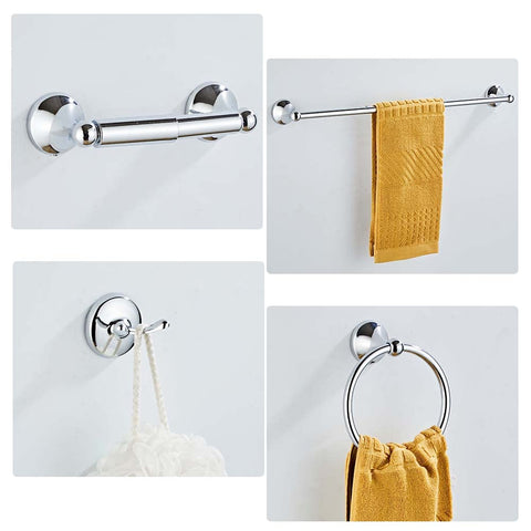 SUNTAI chrome finish bathroom hardware complements modern bathrooms.