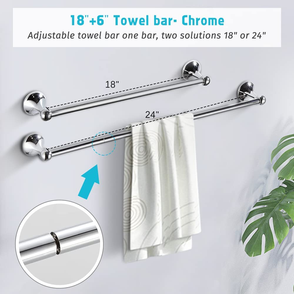 SUNTAI spring loaded toilet paper holder keeps rolls secure and reachable.