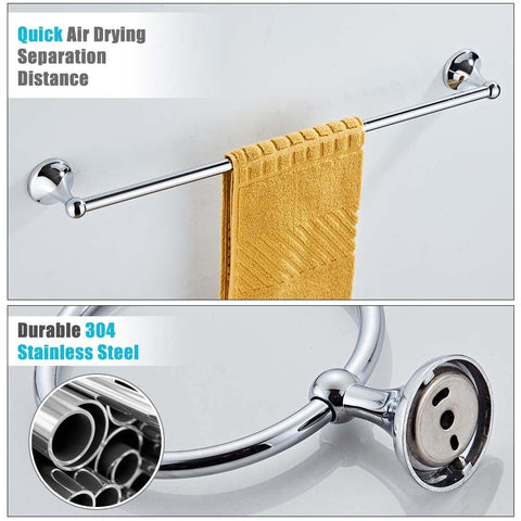 SUNTAI wall mounted towel ring for quick hand drying.