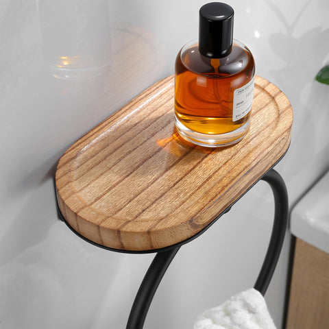 SUNTECH 180-degree rotation allows easy towel access and adaptable mounting space.