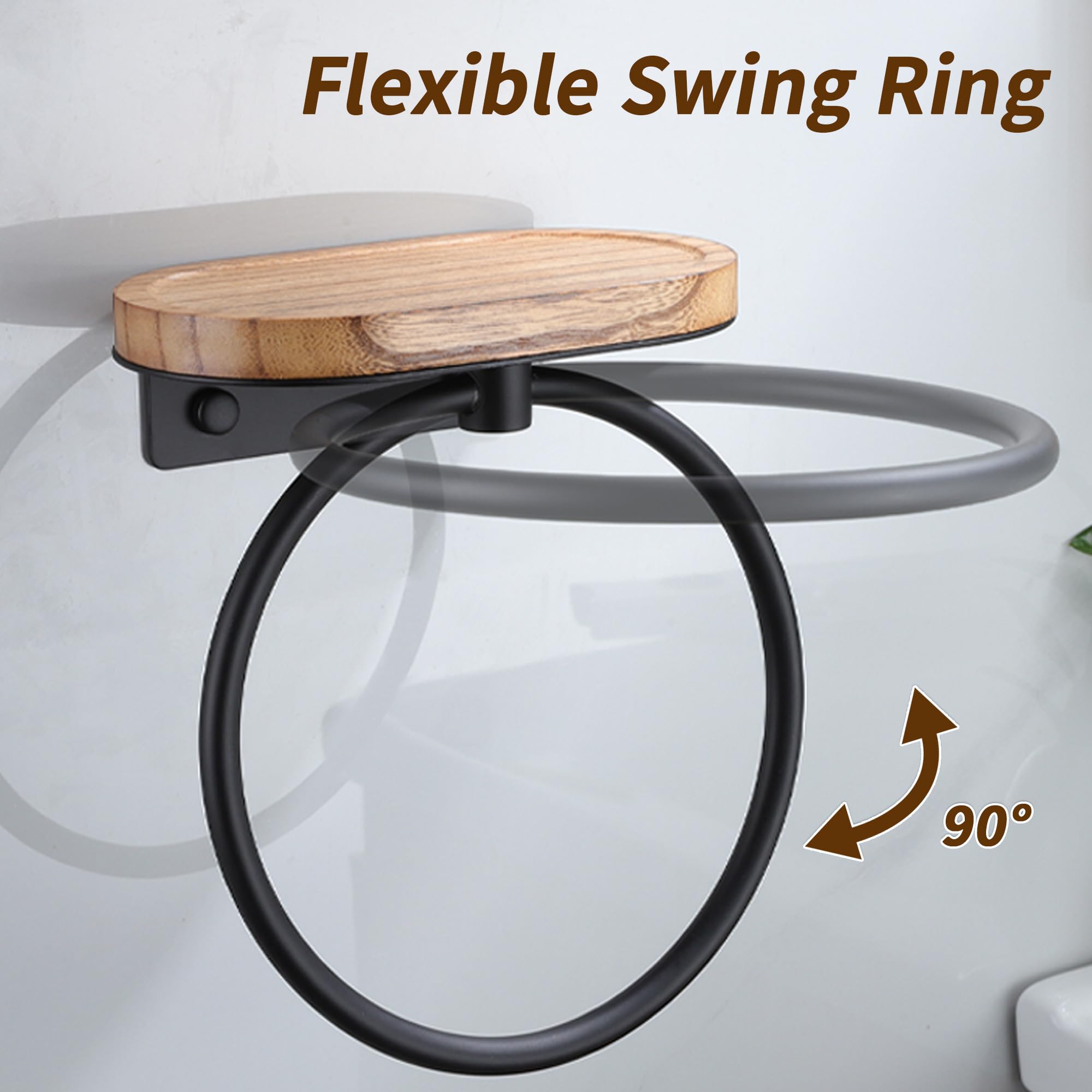 SUNTECH wall-mounted design saves counter space in small bathrooms.