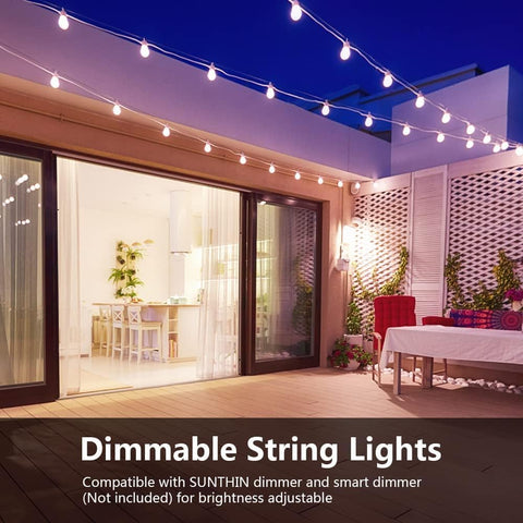 SUNTHIN end to end connectable design supports up to 37 strands for large spaces.