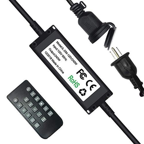 SUNTHIN outdoor dimmer remote control for easy outside lighting adjustments.