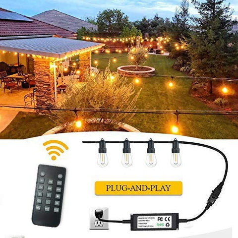SUNTHIN outdoor dimmer waterproof design resists weather during gatherings.