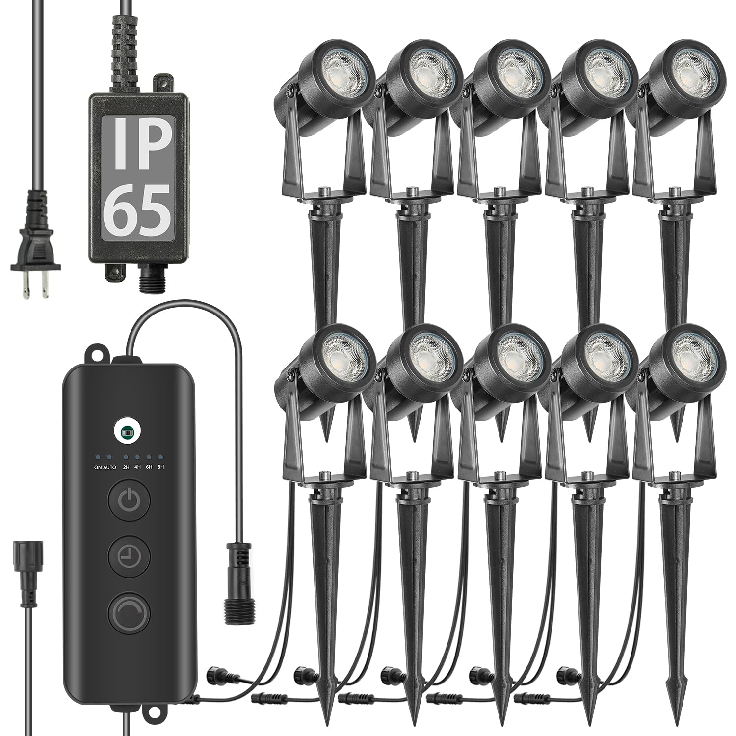 SUNTHIN dusk-dawn sensor controller enables automatic outdoor lighting at sunset for convenience.