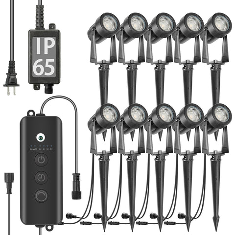 SUNTHIN dusk-dawn sensor controller enables automatic outdoor lighting at sunset for convenience.