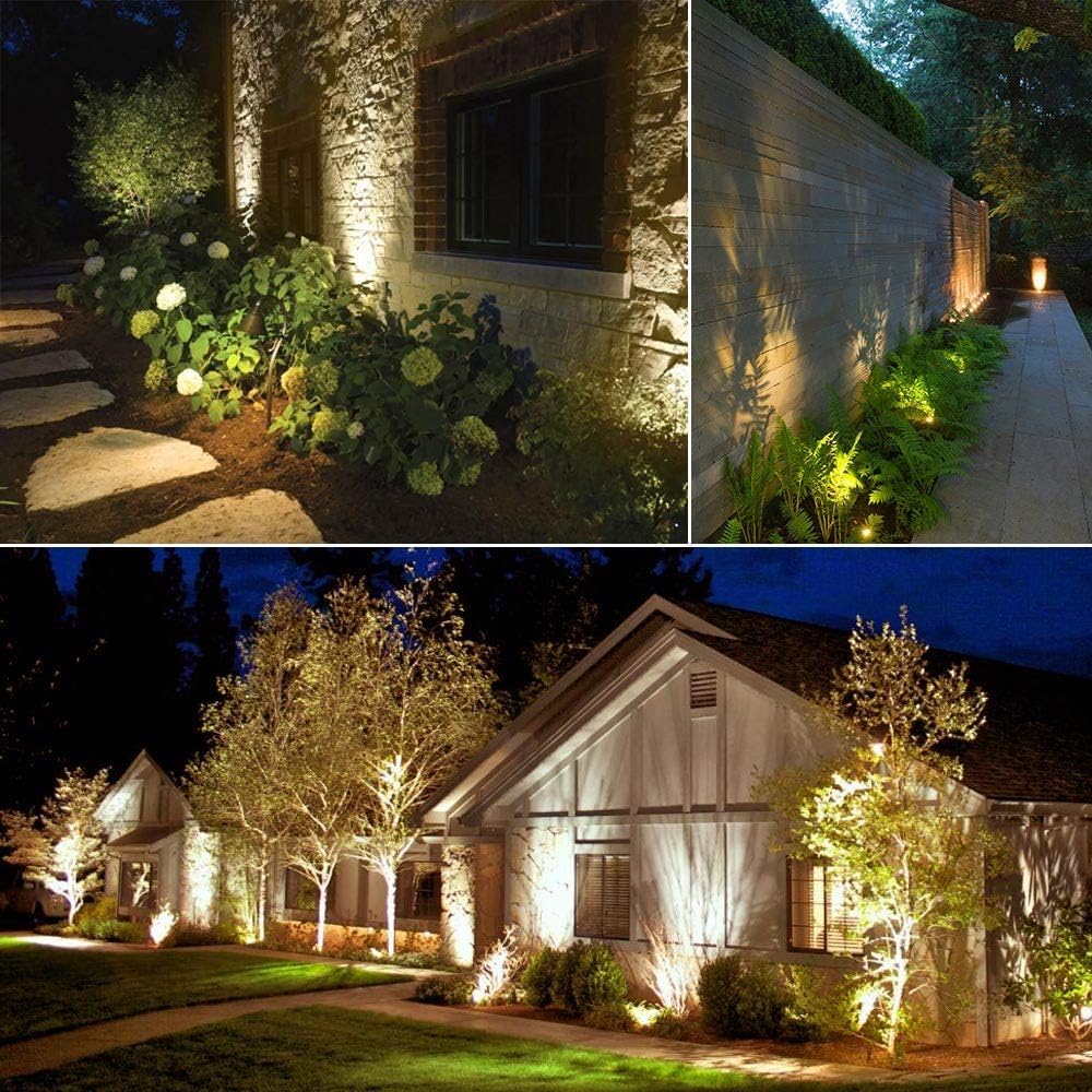 SUNTHIN night-scene lighting creates inviting exterior ambiance.