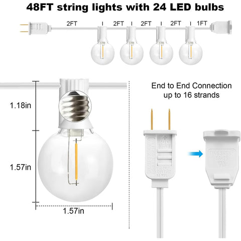 SUNTHIN shatterproof G40 bulbs provide safe, durable porch lighting