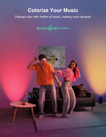 SUNVIE 2-pack floor can light timer dimming feature demo