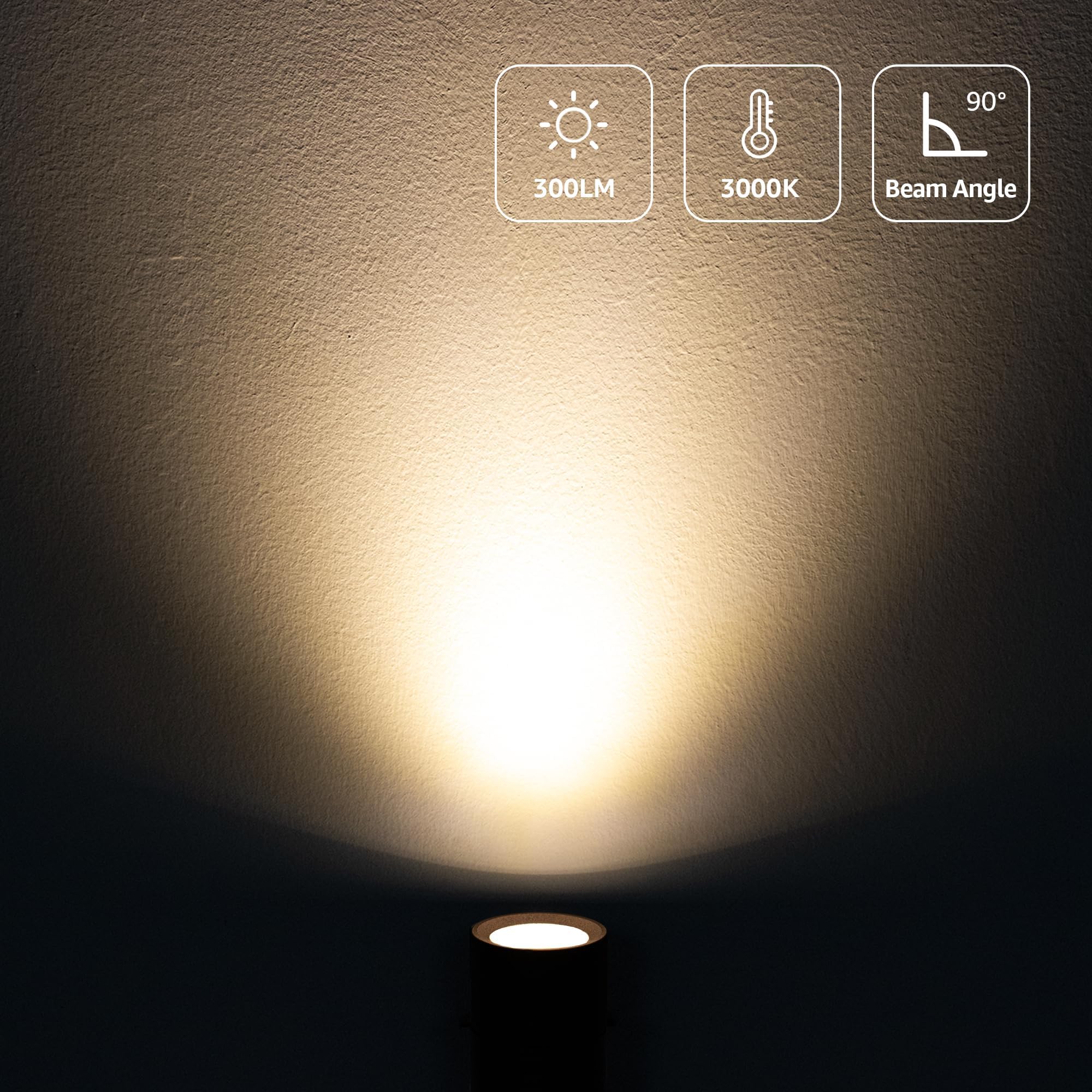 SUNVIE 3000K warm white glow creates cozy ambience