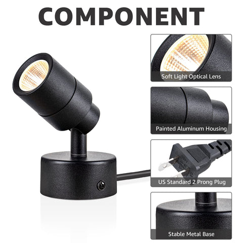 SUNVIE durable aluminum body ensures reliable indoor lighting
