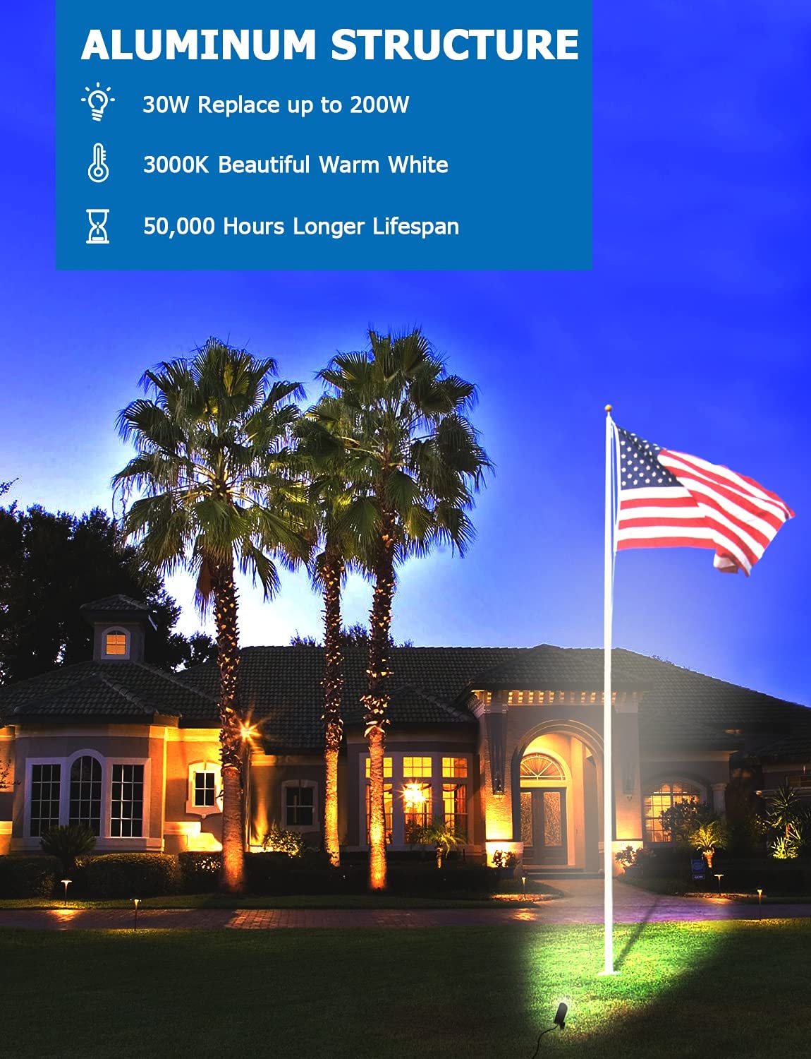SUNVIE packaging and warranty information supports easy setup and support.