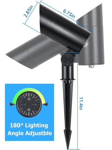 SUNVIE 30W patio lighting enhances outdoor living spaces after dark.